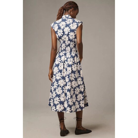 NWT Size XL - Anthropologie The Tommie Cotton Zip-Front Midi Dress (NWT US$ 170) - Picture 3 of 16